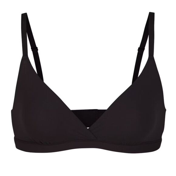 New Skims Fits Everybody Crossover Bralette - Onyx - Size Large - Picture 4 of 8